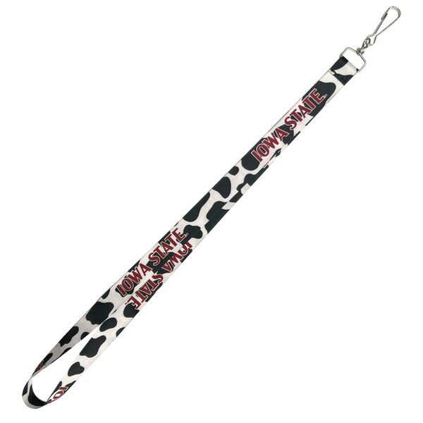 Iowa State Cow Pattern Lanyard